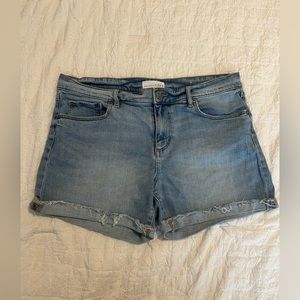 Loft jean shorts, light wash, size 8